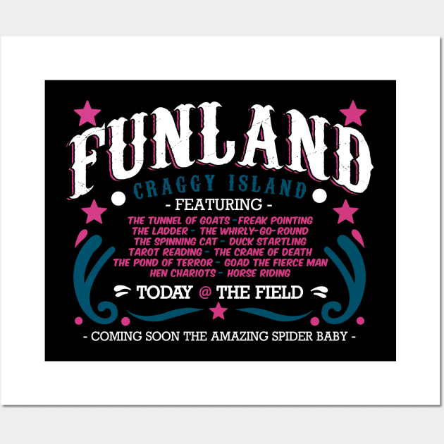 Funland - The Field - Craggy Island Wall Art by Meta Cortex